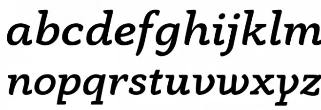 AnaphoraTrial-MediumItalic 字体 小写