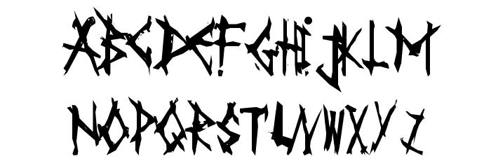 AnarK Font LOWERCASE