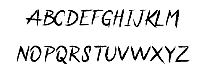 Anarchaos Font LOWERCASE