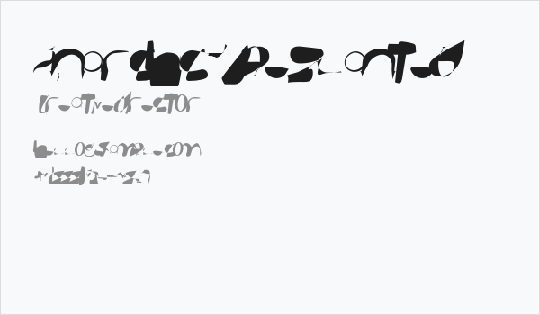 AnarchicType Slanted Business Card