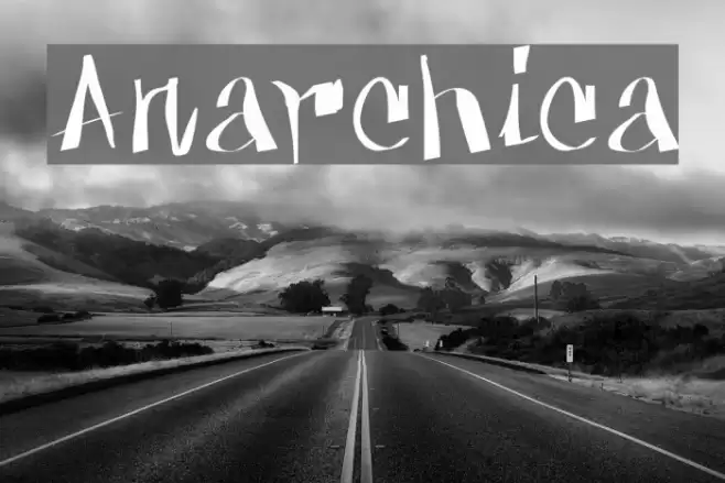 Anarchica Font examples