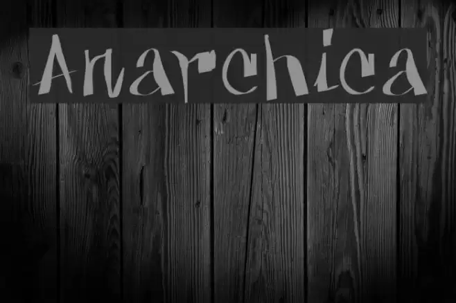 Anarchica Font examples