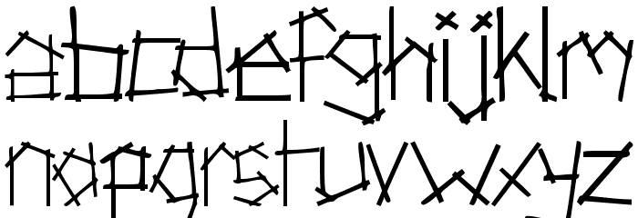 Anarchist Bible Font LOWERCASE