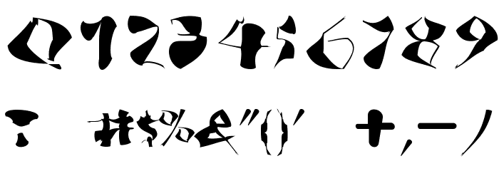 AnarchoCaps Font OTHER CHARS