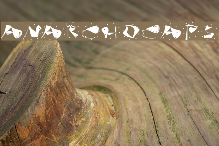 AnarchoCaps Font examples
