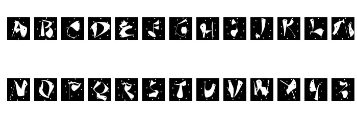 AnarchoSquares Font LOWERCASE