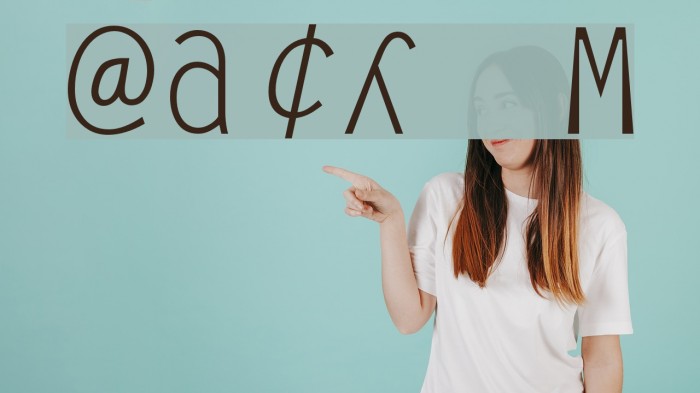 Anarchy Mono Font examples
