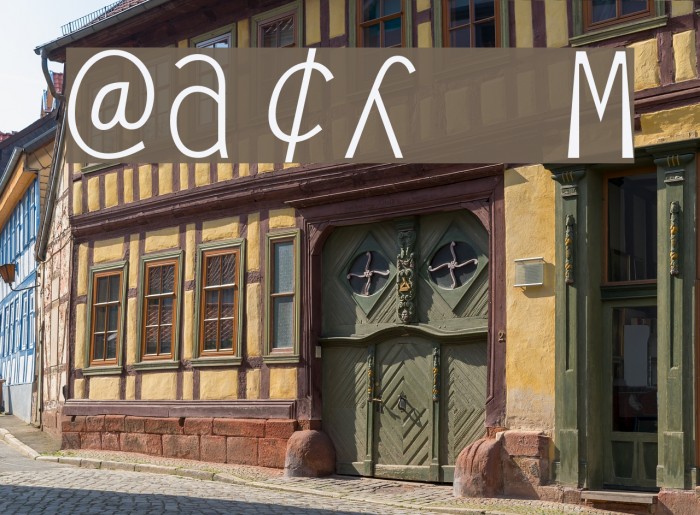 Anarchy Mono Font examples