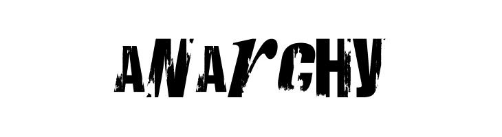Anarchy  les polices de caractères gratuit tlcharger