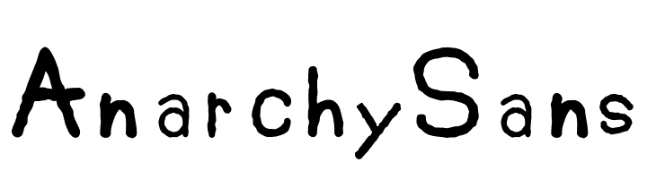 AnarchySans  免费字体下载