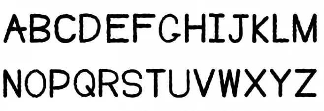 AnarchySans Schriftart Groß