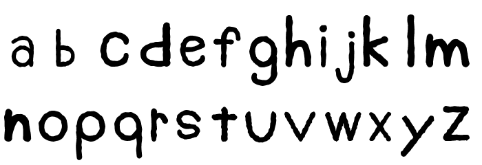 AnarchySans Font LOWERCASE