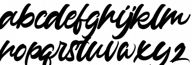 Anasite Malela 3 フォント 小文字