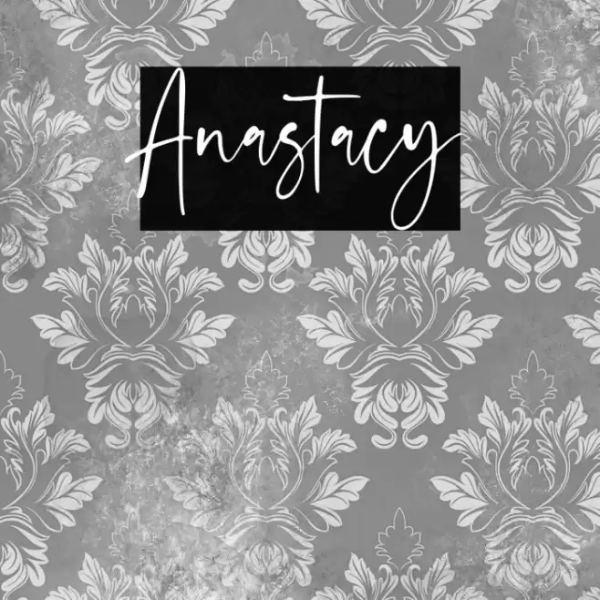 Anastacy Font examples
