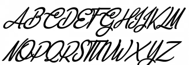 Anastasia Script Personal Use Regular Polices MAJUSCULES