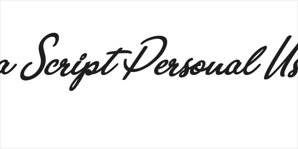 Anastasia Script Personal Use Regular Logo