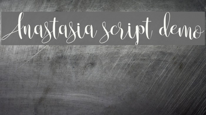 Шрифт anastasia script