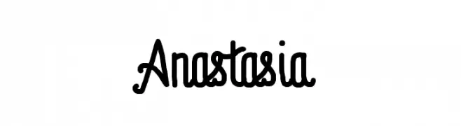Anastasia  baixar fontes gratis