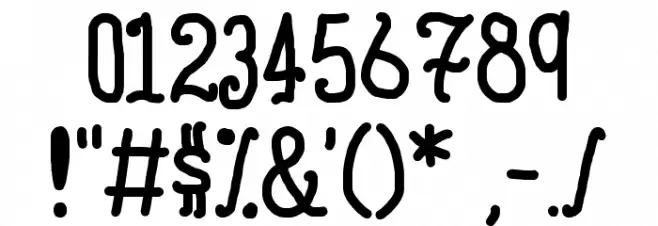 Anastasia Font OTHER CHARS