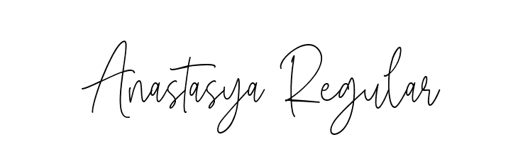 Anastasya Regular  免费字体下载