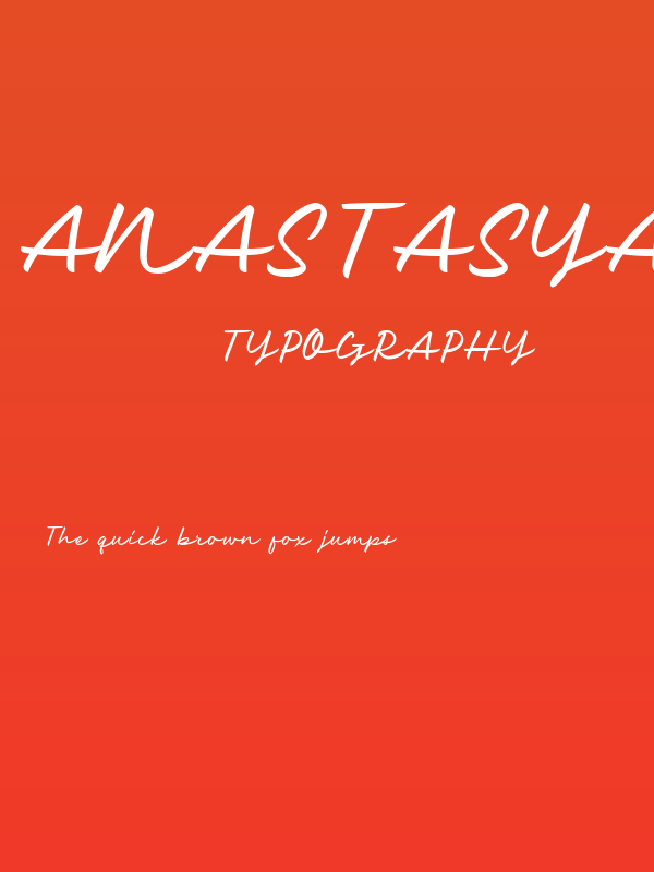 Anastasya Poster
