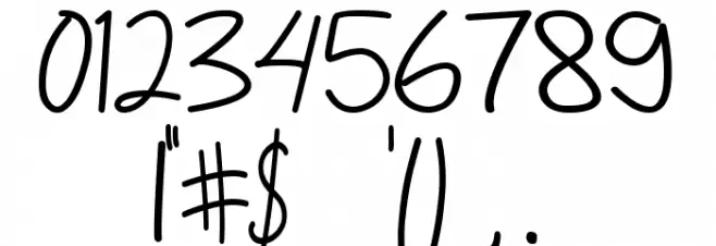 Anasthasia Font OTHER CHARS