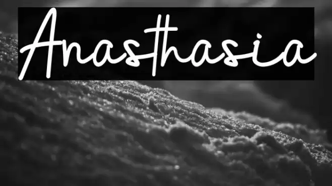 Anasthasia Font examples