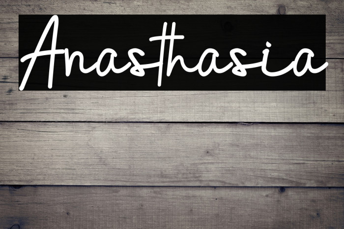 Anasthasia Example 2