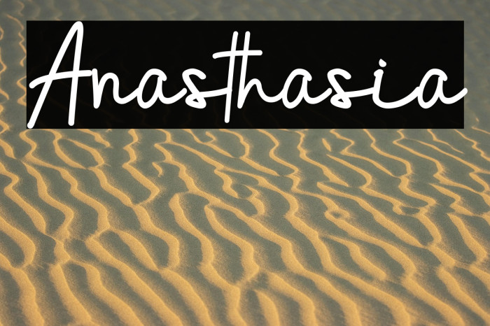 Anasthasia Example 3