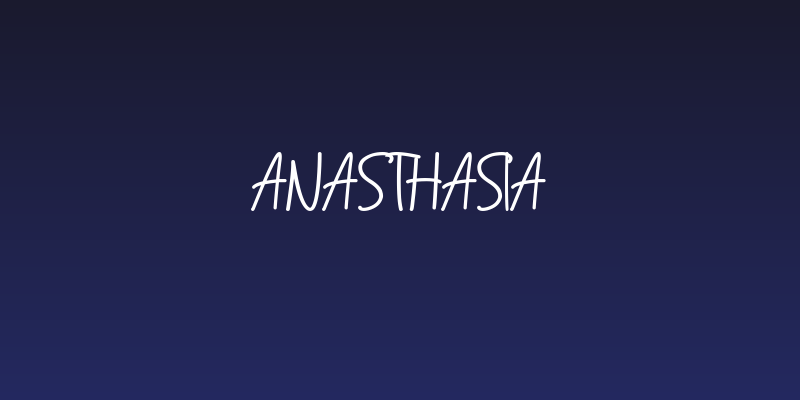 Anasthasia Social Header
