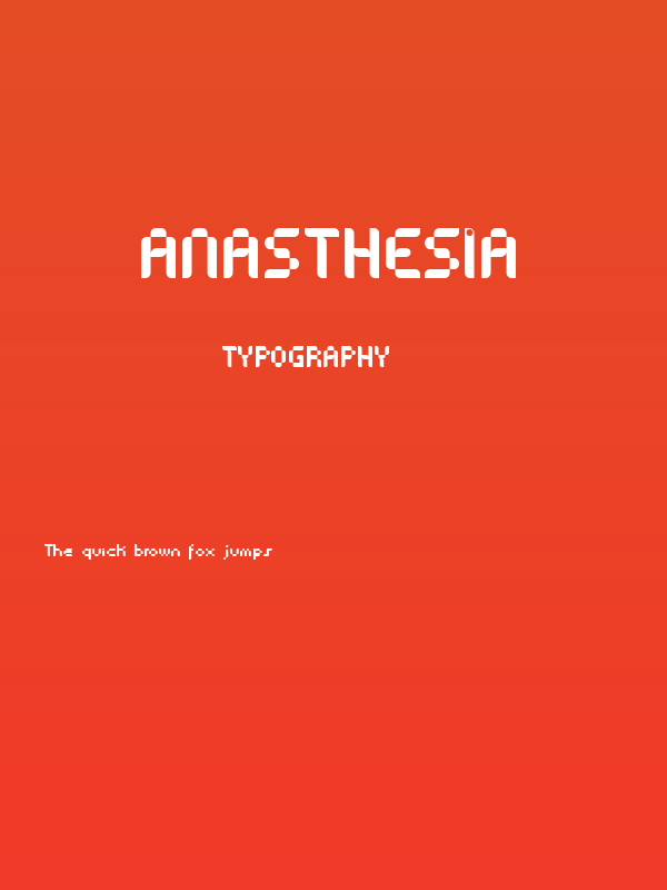 Anasthesia Poster