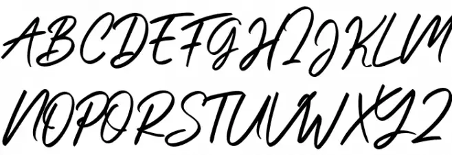Anastik Schriftart Groß