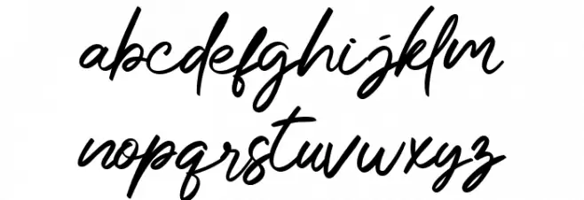 Anastik Font LOWERCASE