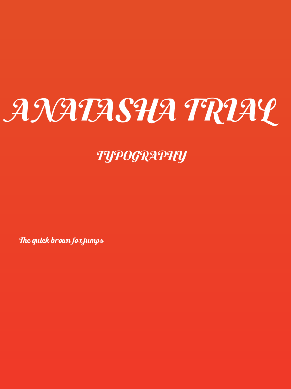 Anatasha Trial Poster