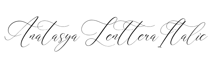 Anatasya Lenttera Italic  नि: शुल्क फ़ॉन्ट्स डाउनलोड