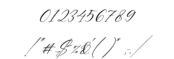 Anatasya Lenttera Italic Font OTHER CHARS