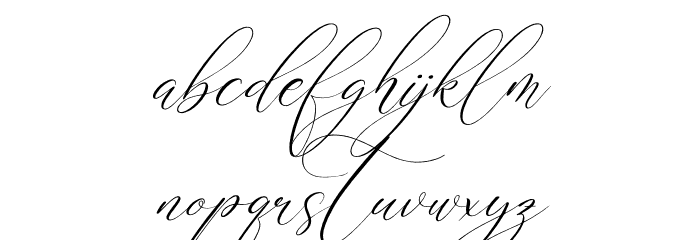 Anatasya Lenttera Italic Font LOWERCASE