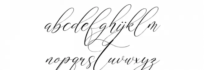 Anatasya Lenttera Italic Fuentes MINÚSCULAS
