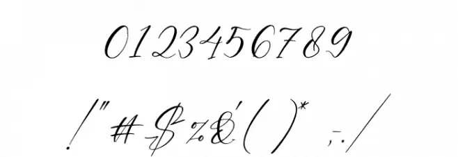 Anatasya Lenttera Font OTHER CHARS