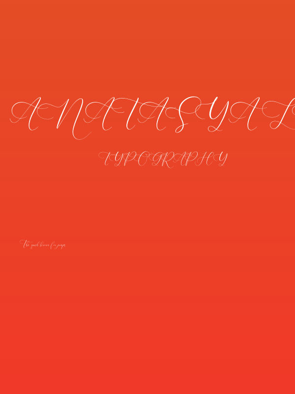 Anatasya Lenttera Poster