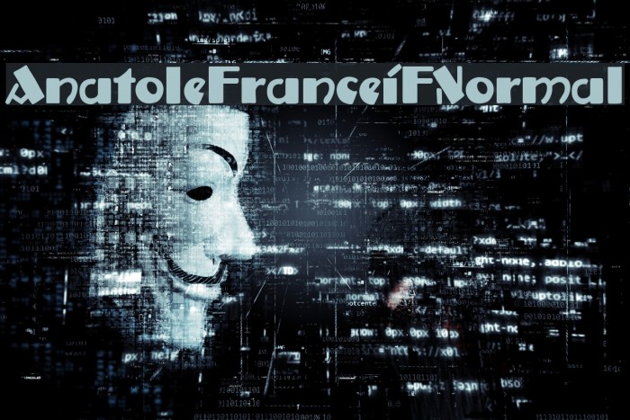 AnatoleFranceiFNormal Font examples