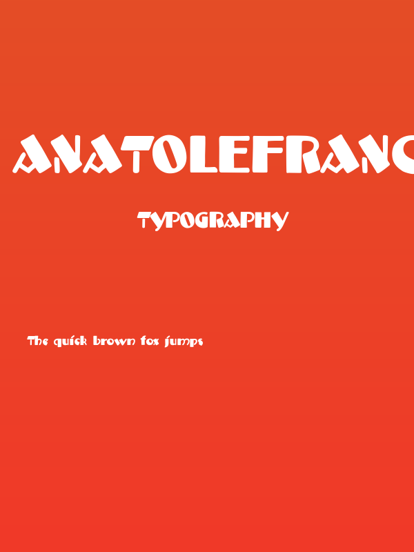 AnatoleFranceiFNormal Poster