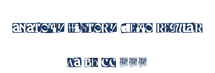 Anatomy History Demo Regular Font Preview