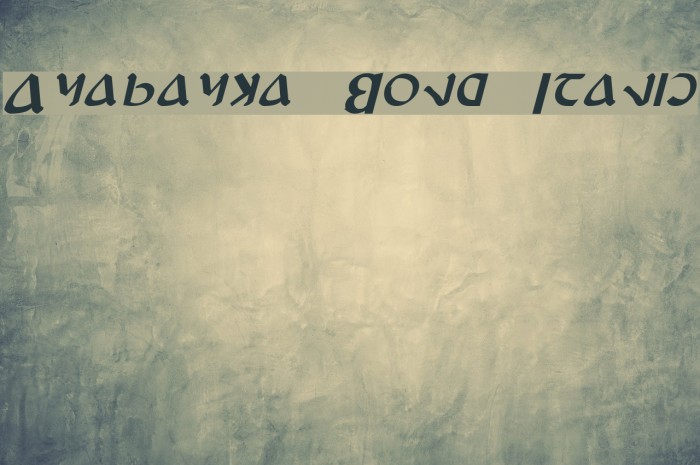 Anayanka Bold Italic Font examples