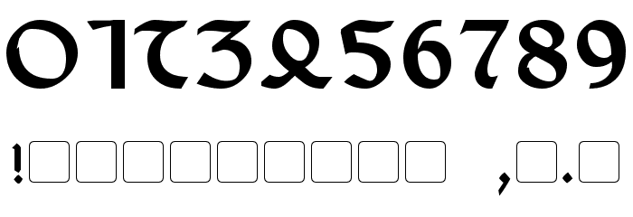 Anayanka Bold Font OTHER CHARS