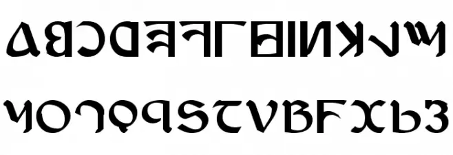 Anayanka Bold Caratteri MAIUSCOLE