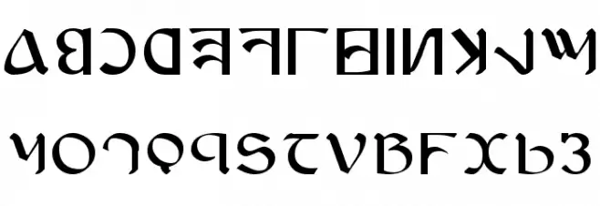 Anayanka フォント 大文字