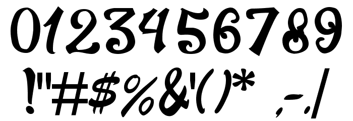 Anazura Font OTHER CHARS