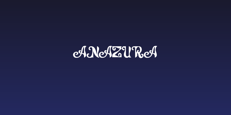 Anazura Social Header