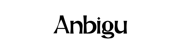 Anbigu  Descarca Fonturi Gratis